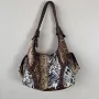 Vintage Women's Shoulder Bag Large Fashion Leopard Print Top-Handle Satchel Dumpling Tote Hobos Handbags