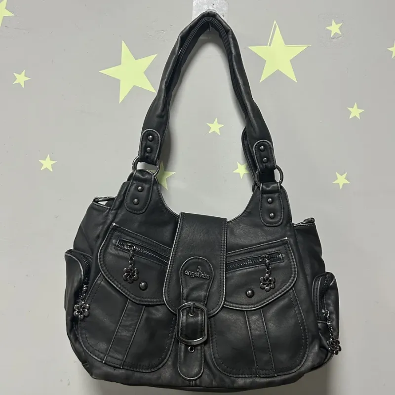 Vintage Women Handbags PU Shoulder Bag Satchel Top-handle Shoulder Bag Fashion Dumpling Pack Multi-pockets Shoulder Bags