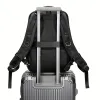1 DSLR photography bag, multi-functional drone bag, large size with TSA lock, dry wet separation, 17 inch laptop integrated bac