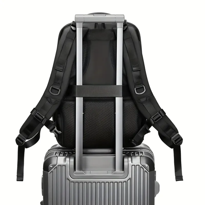 1 DSLR photography bag, multi-functional drone bag, large size with TSA lock, dry wet separation, 17 inch laptop integrated bac