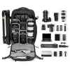 1 DSLR photography bag, multi-functional drone bag, large size with TSA lock, dry wet separation, 17 inch laptop integrated bac