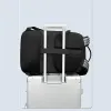 Large capacity, expandable capacity, vacuum backpack for airplane travel, college students' shoulders, 17-inch computer bag
