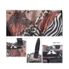 Vintage Washed Black Multi-Pocket Satchel Bag, Large Capacity Convertible Crossbody Shoulder Handbag with Detachable Strap