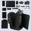 Large capacity, expandable capacity, vacuum backpack for airplane travel, college students' shoulders, 17-inch computer bag