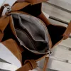 Burminsa Cowhide Suede Genuine Leather Tote Handbags For Women 2026 Luxury Designer Bucket Work Ladies Shoulder Crossbody Bags
