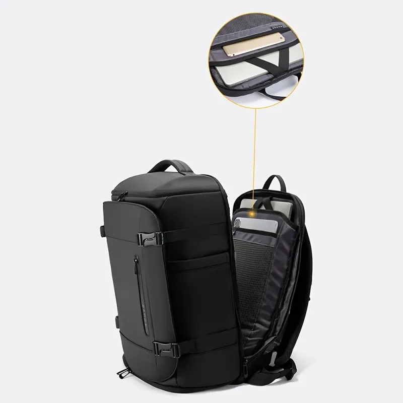 arge Capacity Laptop Backpack - Shock-Absorbing, Multiple Compartments, Padded Laptop Sleeve - Perfect for Thanksgiving, Father