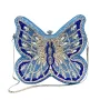 New Butterfly Diamonds Evening Bag WHTUOHENG Party Purse Blue Rhinestones Handbag Lady Luxury Crystal Clutches Wedding Bridal