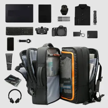 Men's backpack large capacity expansion travel backpack commuting laptop new product for men