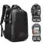 1pc Professional Travel Camera Backpack - Hiking Daypacks with Tripod Bracket, Detachable Anti-theft Passport Lock, Fits 17 In