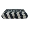 Luxury Diamond Hard Metal Clutch Handbag Crystal Evening Bag with Full Letter Embellishment for Wedding Party Ladies Clutch