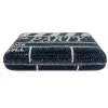 Luxury Diamond Hard Metal Clutch Handbag Crystal Evening Bag with Full Letter Embellishment for Wedding Party Ladies Clutch