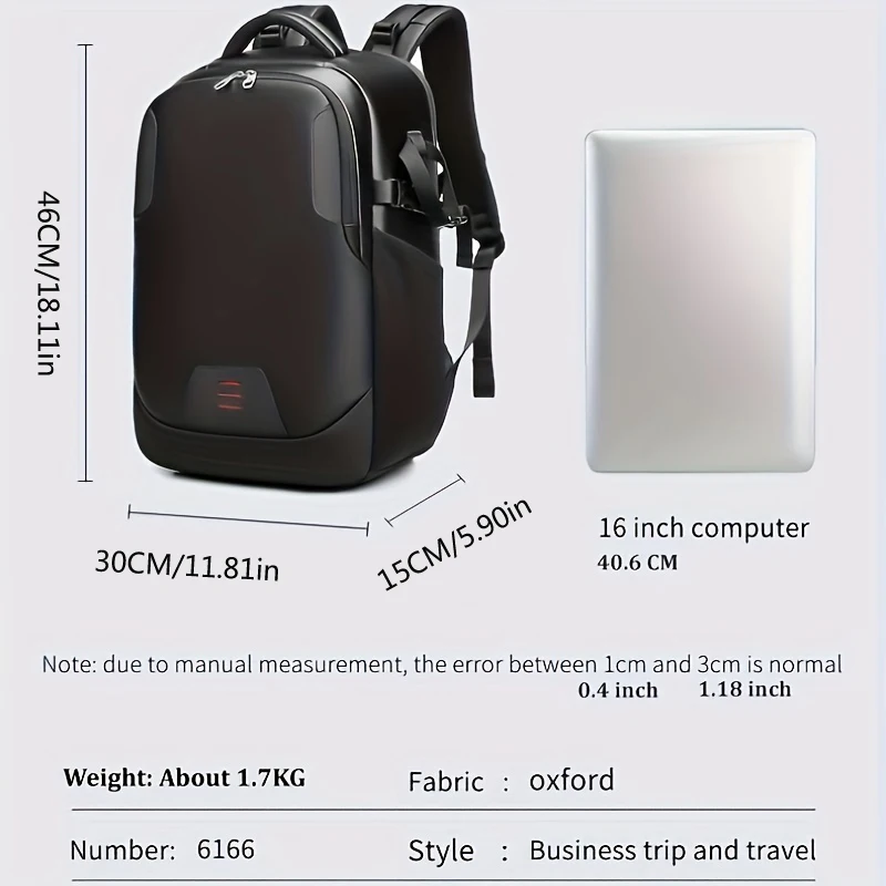 1pc Professional Travel Camera Backpack - Hiking Daypacks with Tripod Bracket, Detachable Anti-theft Passport Lock, Fits 17 In
