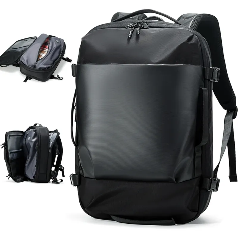 Men Business large-capacity travel backpack multi-functional vacuum compression bag laptop backpack leisure sports bag