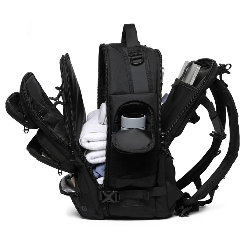 Men Travel Backpack Bag School Bag Men oxford Backpack with shoes compartment 15.6 inch Laptop Backpack for men Rucksacks bags