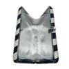 Luxury Diamond Hard Metal Clutch Handbag Crystal Evening Bag with Full Letter Embellishment for Wedding Party Ladies Clutch