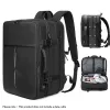 Backpack men's large-capacity business trip short-distance travel bag casual expandable multi-functional computer backpack