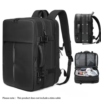 Backpack men's large-capacity business trip short-distance travel bag casual expandable multi-functional computer backpack