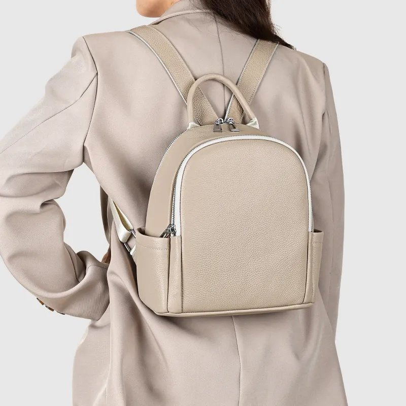 Venn Women's Backpack Genuine Leather Fashion Ladies Shoulder Bag Casual Student School Bag Multifunctional Travel Backpack