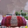 Women Diamond Evening Clutch Purses Luxury Crystal Lady Cluches Female Party Bags High-End Multi-Colored Stone Lady Handbags