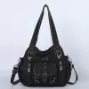 Large Handbag Fashion Women Shoulder Bag Casual Hobo Handbag Satchel Vintage Women's Bag Cell Phone Pocket Purse