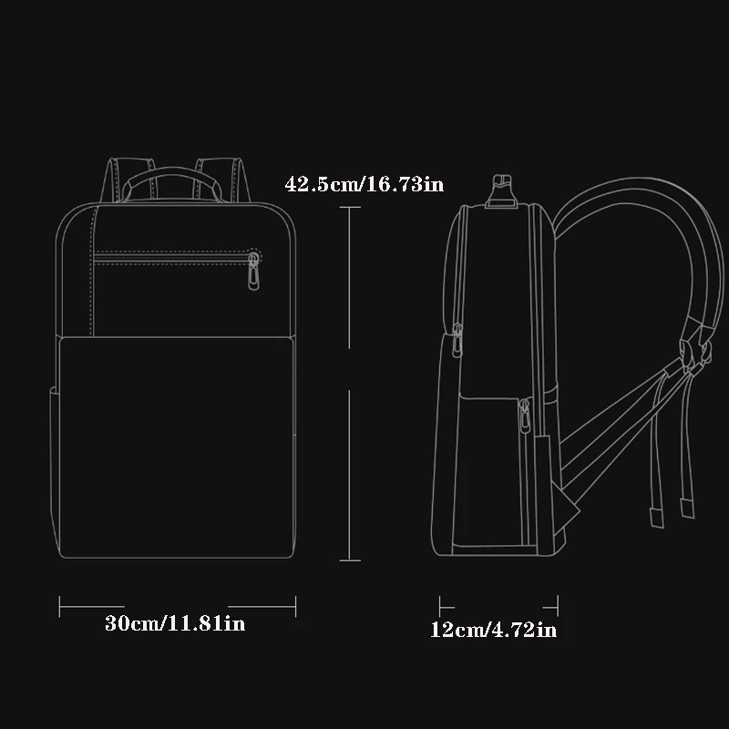 New Backpack Men's Business Commuting Waterproof Laptop Backpack Gift Manufacturer Men's Bag