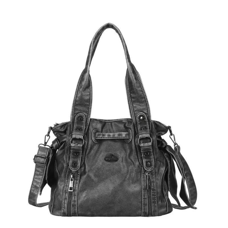 Vintage Women Handbags Top-handle Shoulder Bag Fashion Vintage Pack Satchel Dumpling Pack Soft PU Crossbody Bag Tote Bag
