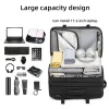 Backpack with Anti-Theft Vacuum Compression Travel Backpack,Expandable Backpacks with Pump for Airplanes