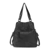 Angel kiss Shoulder Bag Fashion Women's Handbag Vintage PU Satchel Top-Handle Dumpling Shape Multi-Pockets Fashion Crossbody Bag