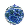 Women Diamongs Bag Balloon National Style Peony Flower Clutch Crystal Party Clutches Purses WHTUOHEND High-End Stones Handbags