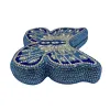 New Butterfly Diamonds Evening Bag WHTUOHENG Party Purse Blue Rhinestones Handbag Lady Luxury Crystal Clutches Wedding Bridal