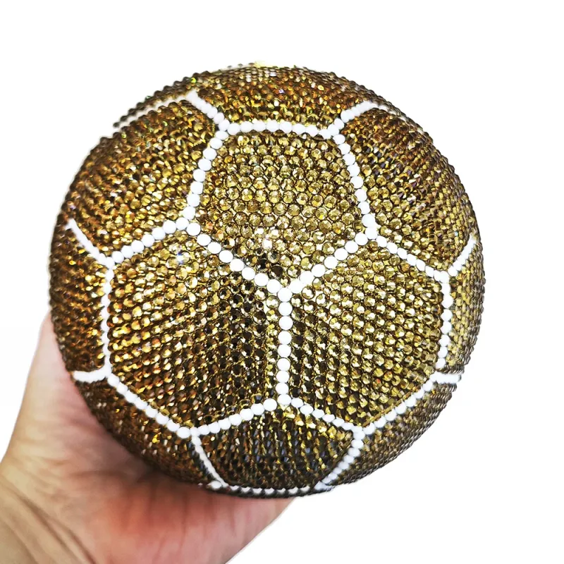 Women's Full Crystal Rhinestone Evening Clutch Purse Bridal Ball Minaudiere Sparkling Gemstone Female Clutches Party Dinner Bag