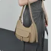Burminsa Natural Cow Genuine Leather Underarm Shoulder Bags For Women 2026 Luxury Designer Crossbody Purses Hobo Ladies Handbags