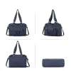 Vintage Women Handbags Fashion Shoulder Bag Large Tote Top-handle Shopping Pack Black Multiple Pockets Satchel Lady Purse