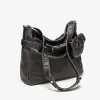 Venn Angel Handbag Soft Leather Shoulder Bag for Women Large Casual Shoulder Bag with Small Bag Vintage Belt Buckle Handbag