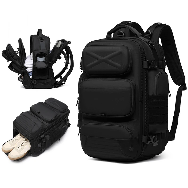 Men Travel Backpack Bag School Bag Men oxford Backpack with shoes compartment 15.6 inch Laptop Backpack for men Rucksacks bags