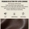 BURMINSA Luxury Genuine Leather Bucket Shoulder Bags For Women Designer Hobo Crossbody Purse Large Capacity Work Ladies Handbags