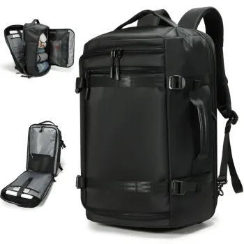 Travel Backpack For Air Travel,Durable Large 35L TSA Flight Approved Carry-on Luggage Hand,Water Resistant Business Rucksack,Wee