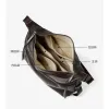 Burminsa Cowhide Genuine Leather Soft Hobo Shoulder Bags For Women 2026 Luxury Designer Crossbody Shopper Work Ladies Handbags
