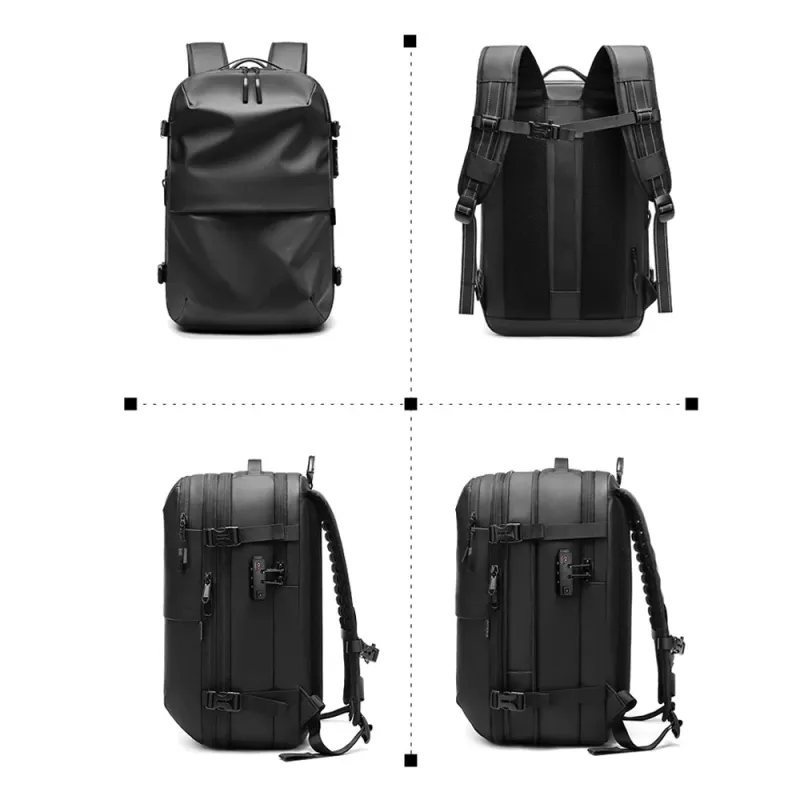 Vacpack Backpack, 60l Expandable Backpack With Vacuum Compression, Waterproof And Anti-theft Vacuum