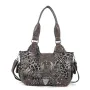 Women Handbag Leopard Top-handle Shoulder Bag PU Dumpling Pack Multi-pockets Shoulder Bags Phone Money Pack