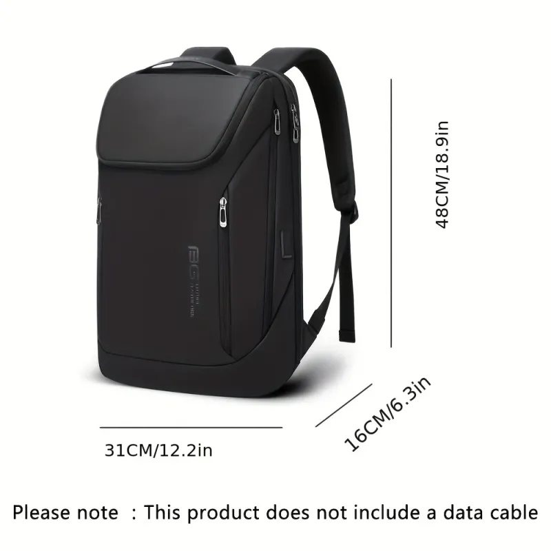 New Men's Business Backpack Large Capacity Travel Computer Bag Korean Style Double Shoulder Bag for Travel And Work