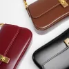 BURMINSA Luxury Genuine Leather Underarm Shoulder Bags Women Elegant Square Small Crossbody Handbags Party Wedding Gift Purses