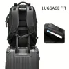 1pc Professional Travel Camera Backpack - Hiking Daypacks with Tripod Bracket, Detachable Anti-theft Passport Lock, Fits 17 In