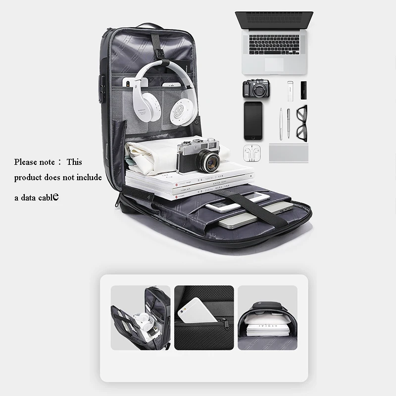 New backpack men's backpack men's large capacity business laptop backpack outdoor travel backpack