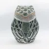 WHTUOHENG Diamond Owl Evening Bag Purse Women's Luxury Crystal Wedding Purse Gold/White Rhinestone Party Prom Handbag Minaudiere