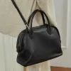 Burminsa Cowhide Genuine Leather Large Shell Tote Handbags For Women 2025 Luxury Designer Office Ladies Shoulder Crossbody Bags